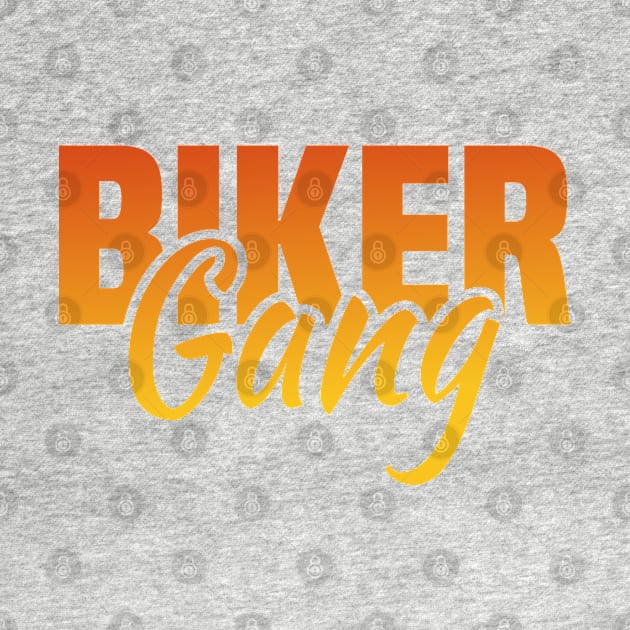 Biker Gang, Retro Vintage Cycling Lover by BenTee